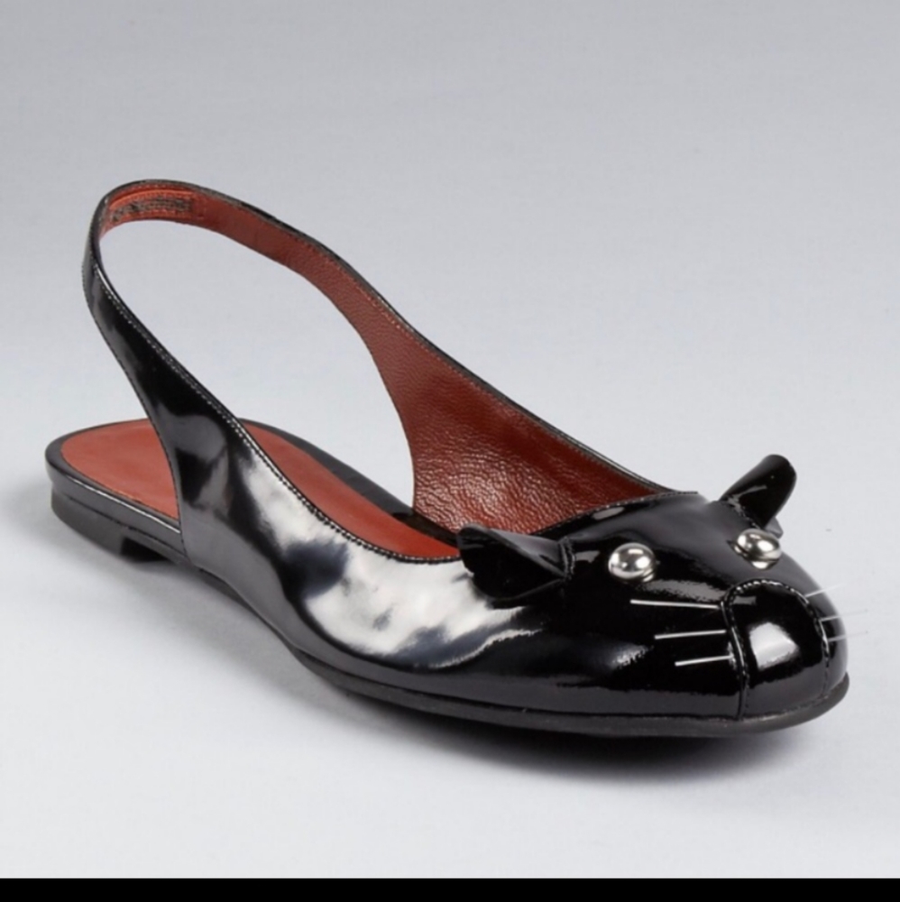 ✨MARC by MARC JACOBS | Black Mouse Slingback Flats💛✨